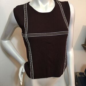 Finite sooo Vintage silky knit rhinestone top